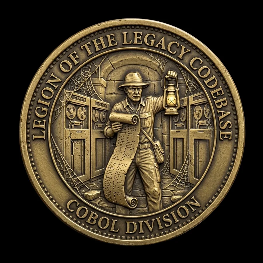 Legion of the Legacy Codebase challenge coin