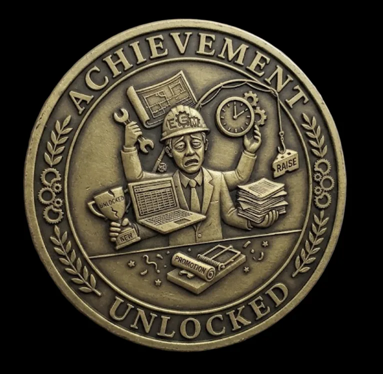 Achievement Unlocked: The Manager-Developer challenge coin